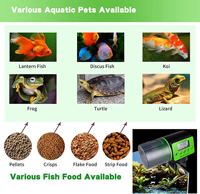 Simple Deluxe Automatic Fish Feeder Intelligent product image 6
